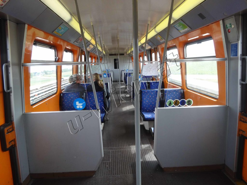 Triebwagen Type U - Innenansicht