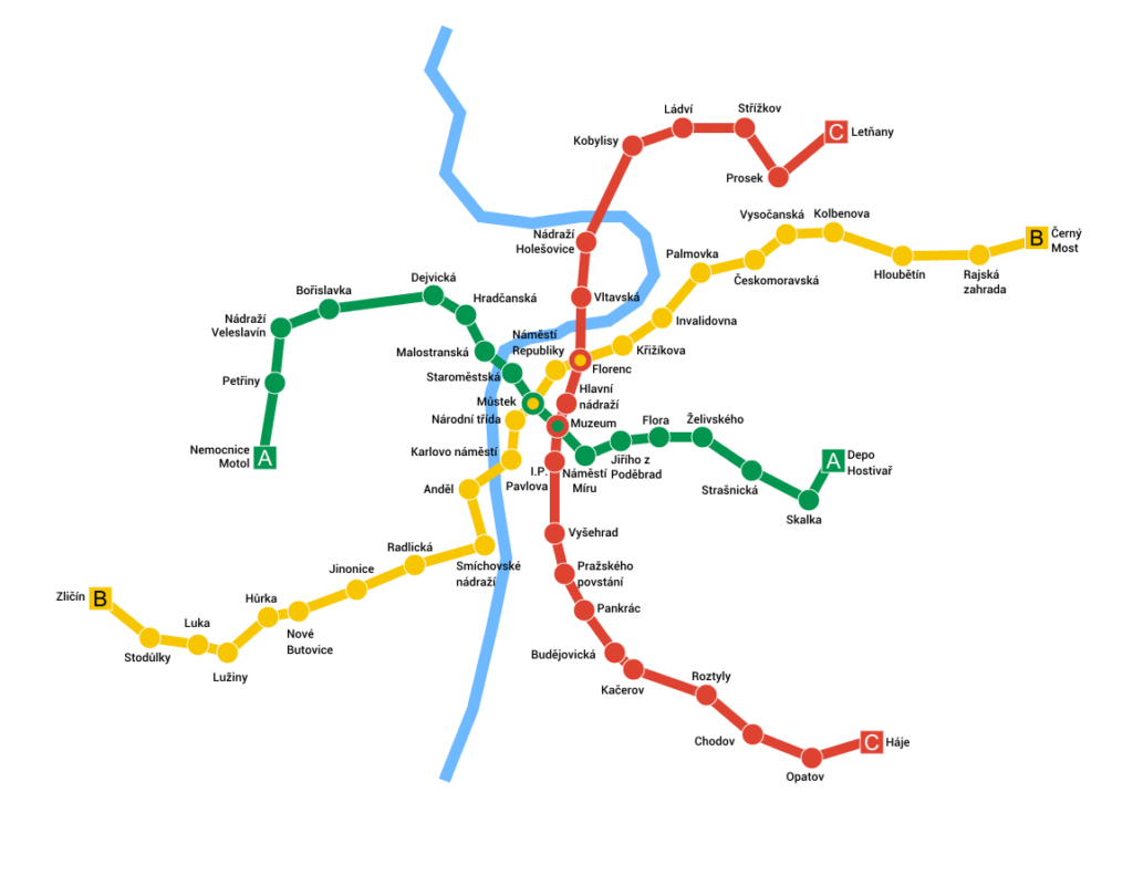 U-Bahnnetz Prag, 2015