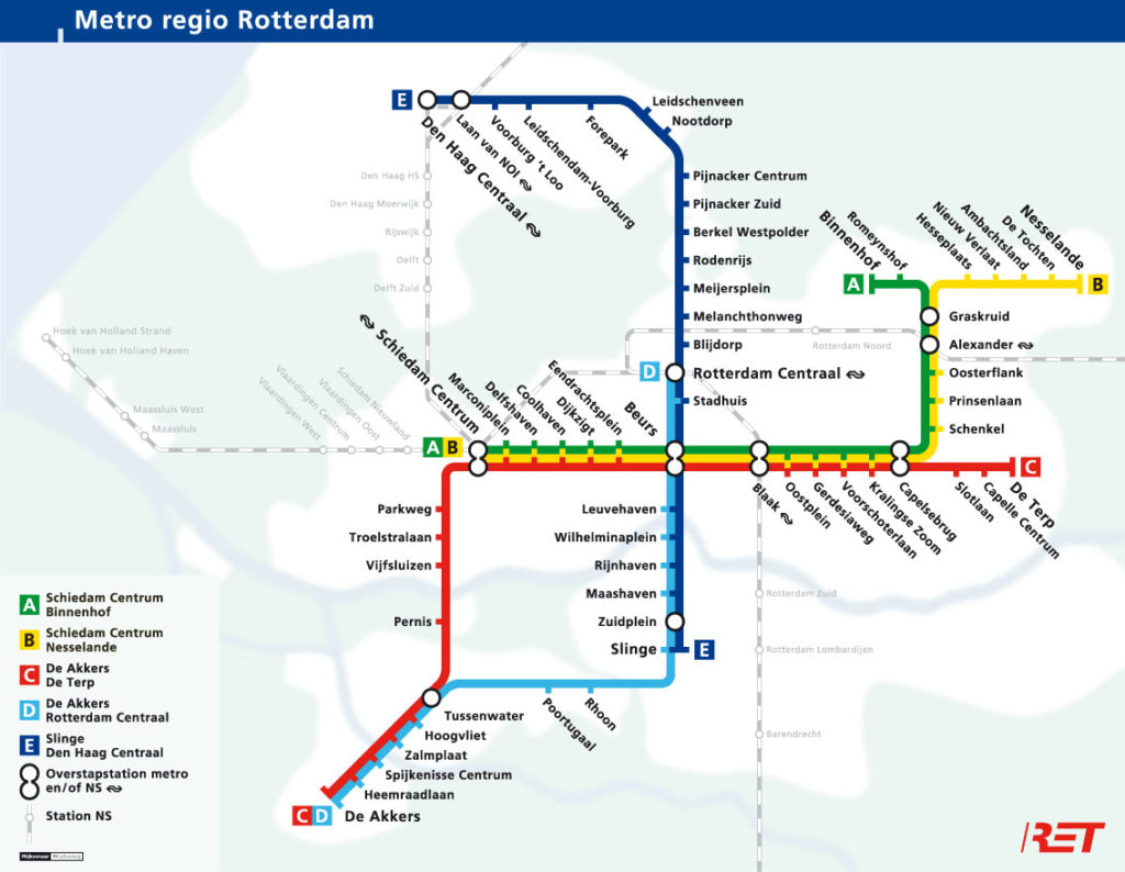 U-Bahnnetz Rotterdam, 2011